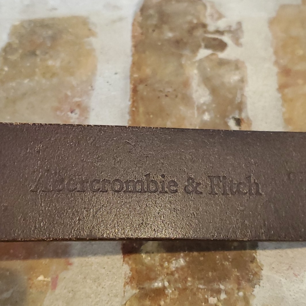 Abercrombie & Fitch Brown Leather Glitz Belt - Picture 8 of 12